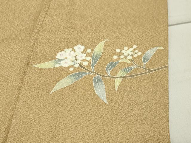 平和屋着物●訪問着 友禅 作家物 枝花文 暈し染め 正絹 逸品 CABB0320gh