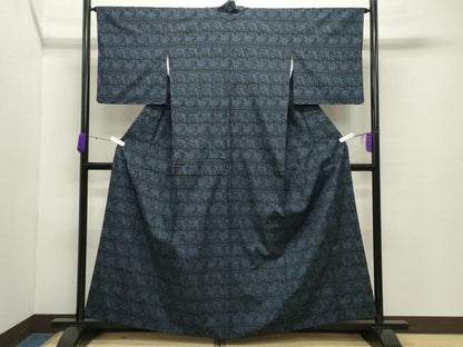 平和屋着物●上質な紬 有栖川文様 正絹 逸品 CABB0328gh