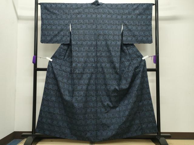 平和屋着物●上質な紬 有栖川文様 正絹 逸品 CABB0328gh