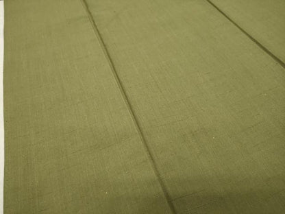 平和屋着物●男性 結城紬 色無地 根岸色 正絹 逸品 CABB0334gh