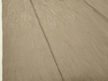 平和屋着物●上質な色無地 杢目地紋 空五倍子色 正絹 逸品 CABB0341gh