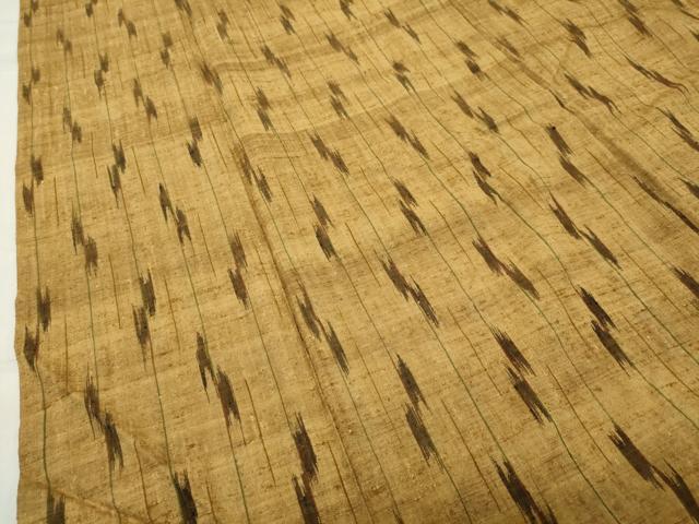 平和屋着物●上質な紬 矢羽根文 正絹 逸品 CABB0345gh