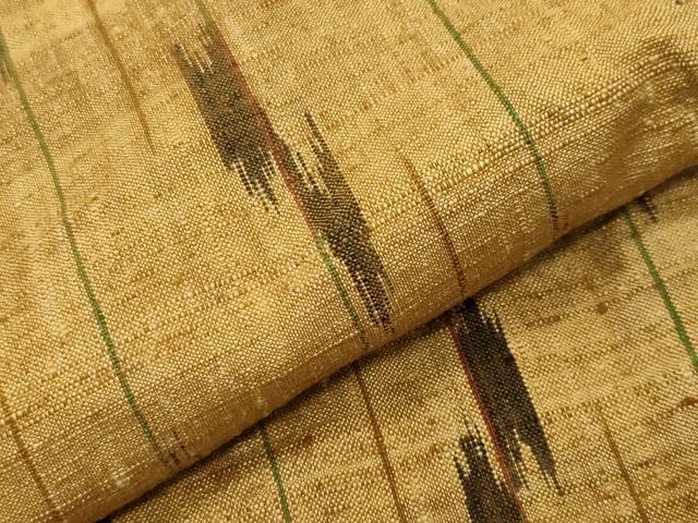 平和屋着物●上質な紬 矢羽根文 正絹 逸品 CABB0345gh