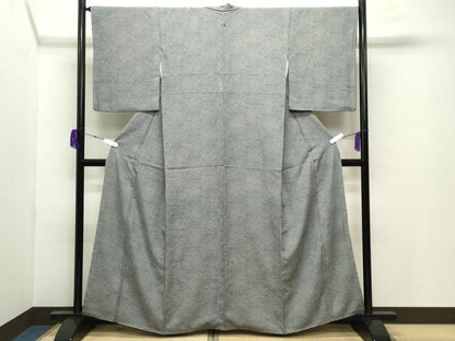 平和屋着物●江戸小紋 角通し 正絹 逸品 CABB0349gh