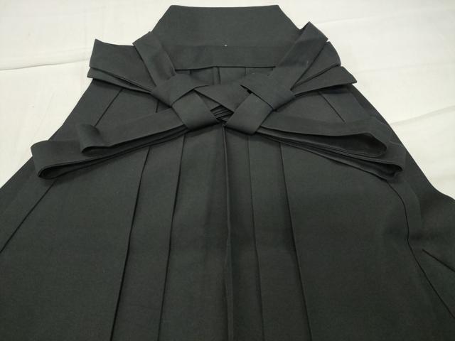 平和屋着物●男性 馬乗り袴 黒色 洗える着物 CABB0350gh