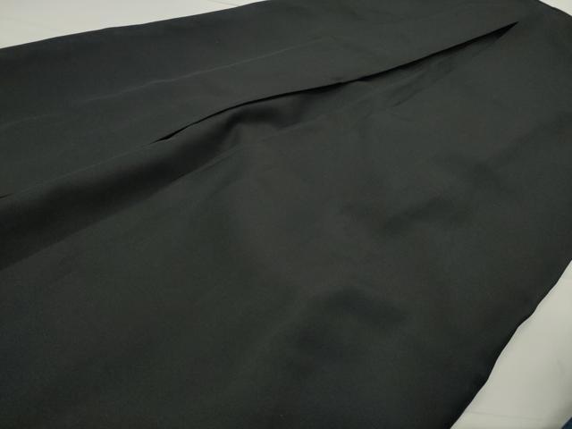 平和屋着物●男性 馬乗り袴 黒色 洗える着物 CABB0350gh