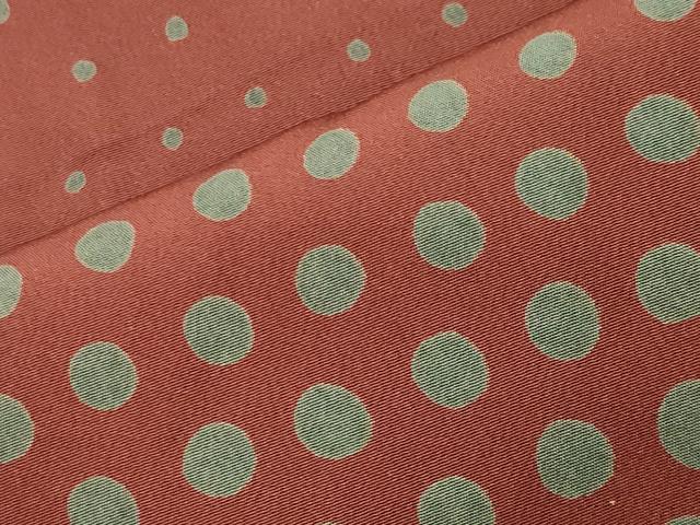 平和屋着物●長襦袢 無双仕立て 大小あられ 正絹 逸品 CABB0355gh