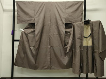 平和屋着物●男性 本場大島紬 アンサンブル 120亀甲 総詰め 正絹 逸品 未使用 CABB0375gh