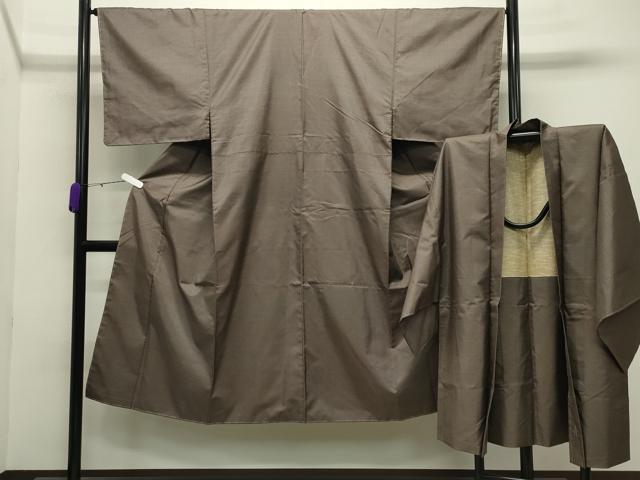 平和屋着物●男性 本場大島紬 アンサンブル 120亀甲 総詰め 正絹 逸品 未使用 CABB0375gh