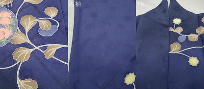 平和屋着物●豪華振袖 作家物 跳兎鼓花文 暈し染め 正絹 逸品 CABB0385gh