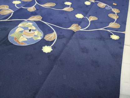 平和屋着物●豪華振袖 作家物 跳兎鼓花文 暈し染め 正絹 逸品 CABB0385gh