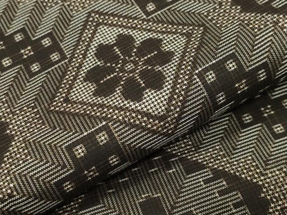 平和屋着物●本場大島紬 龍郷絣 正絹 逸品 未使用 CABB0390gh