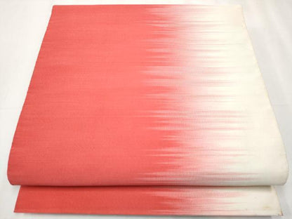 平和屋着物●爪掻き本綴れ　八寸名古屋帯　霞文　正絹　逸品　CABB0560hy