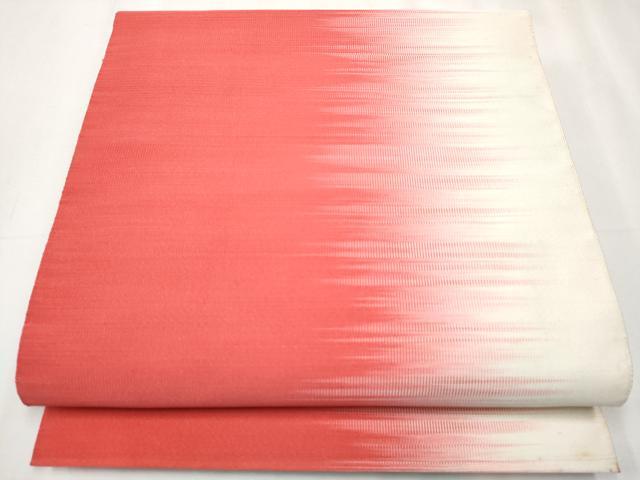 平和屋着物●爪掻き本綴れ　八寸名古屋帯　霞文　正絹　逸品　CABB0560hy