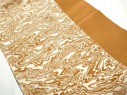 平和屋着物●アンティーク　大正ロマン　両面　太鼓柄　京袋帯　総手刺繍　鷹　枝松葉文　正絹　逸品　CABB0589hy
