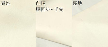 平和屋着物●塩瀬　九寸名古屋帯　作家物　手描き　枝花文　正絹　逸品　CABB0605hy
