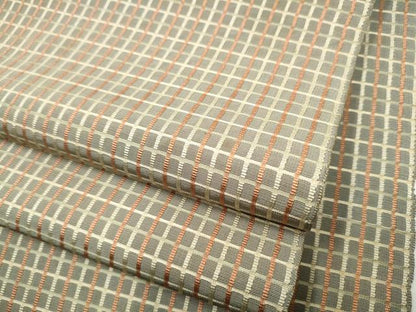 平和屋着物●本場筑前博多織　八寸名古屋帯　一重帯　吉野間道　正絹　逸品　CABB0607hy
