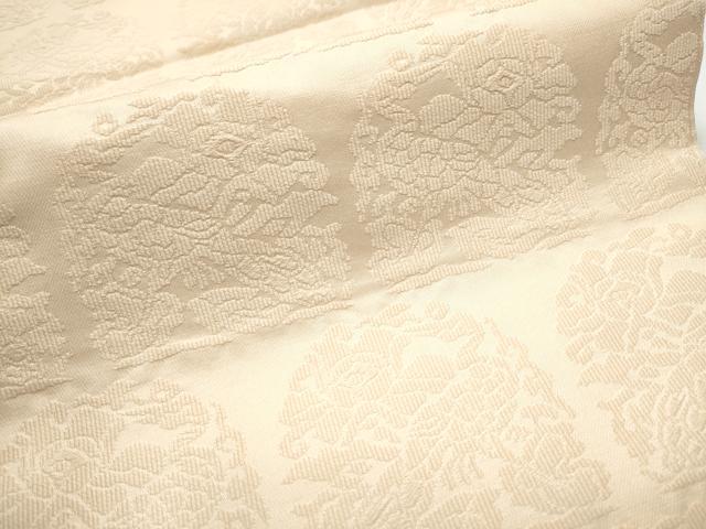 平和屋着物●六通柄　本袋帯　唐織　花鳥文　肌色　正絹　逸品　CABB0663hy