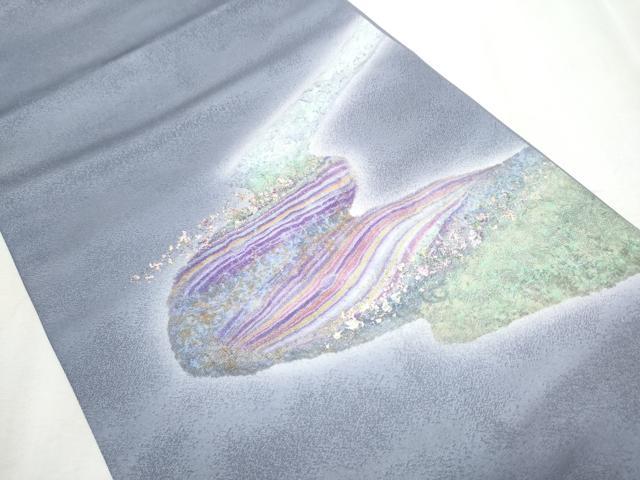 平和屋着物●太鼓柄袋帯　作家物　霞文　金銀彩　正絹　逸品　CABB0696hy 平和屋着物○太鼓柄袋帯 作家物 霞文 金銀彩 正絹 逸品 CABB0696hy