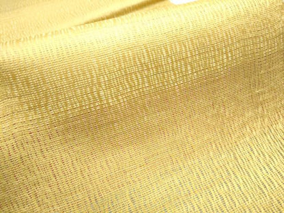 平和屋着物▽スリーシーズン 春夏秋 両面 全通柄袋帯 櫛織 霞文 金糸 正絹 逸品 CABB0702hy