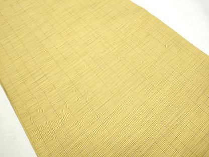 平和屋着物▽スリーシーズン 春夏秋 両面 全通柄袋帯 櫛織 霞文 金糸 正絹 逸品 CABB0702hy