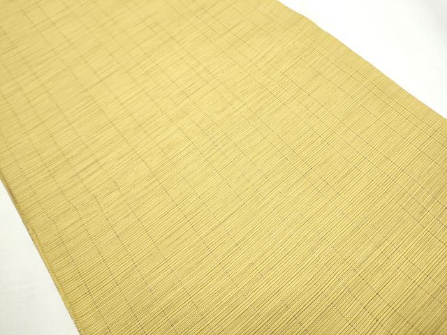 平和屋着物▽スリーシーズン 春夏秋 両面 全通柄袋帯 櫛織 霞文 金糸 正絹 逸品 CABB0702hy