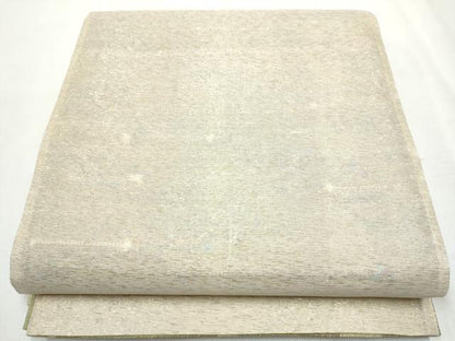 平和屋着物▽スリーシーズン 春夏秋 両面 太鼓柄袋帯 霞文 金糸 正絹 逸品 CABB0703hy