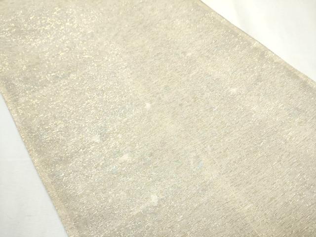 平和屋着物▽スリーシーズン 春夏秋 両面 太鼓柄袋帯 霞文 金糸 正絹 逸品 CABB0703hy