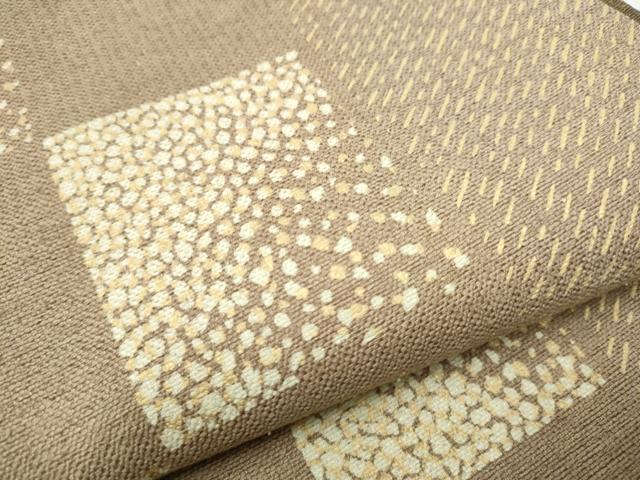 平和屋着物○両面 全通柄袋帯 霞文 正絹 逸品 CABB0749hy