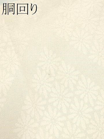 平和屋着物●九寸名古屋帯　唐織　七宝花文　金糸　正絹　逸品　CABB0775hy