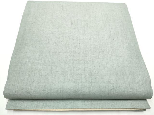 平和屋着物○太鼓柄袋帯 園山明生子 紬地 渡橋地紙枝