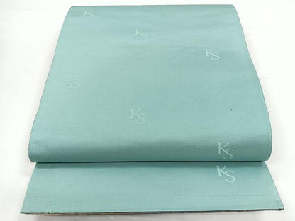 平和屋着物◎両面　六通柄袋帯　流水文　引箔　正絹　逸品　CABB1149nb