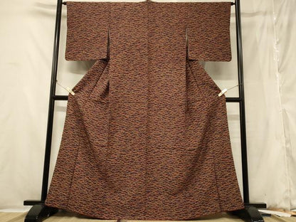 平和屋着物■小紋　吉祥芝草文　洗える着物　CABB1208in