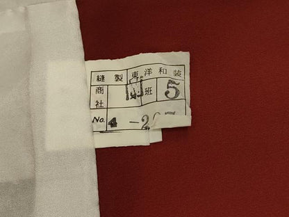 平和屋着物■小紋　吉祥芝草文　洗える着物　CABB1208in