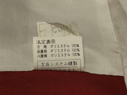 平和屋着物■小紋　吉祥芝草文　洗える着物　CABB1208in