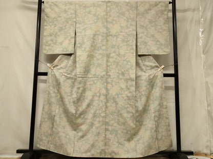 平和屋着物■上質な紬 亀甲草花文 正絹 逸品 CABB1290in