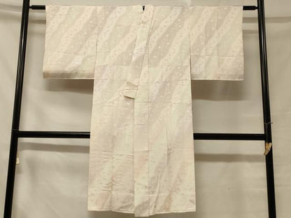 平和屋着物■長襦袢　無双仕立て　枝花地紋　暈し染め　正絹　逸品　CABB1356in