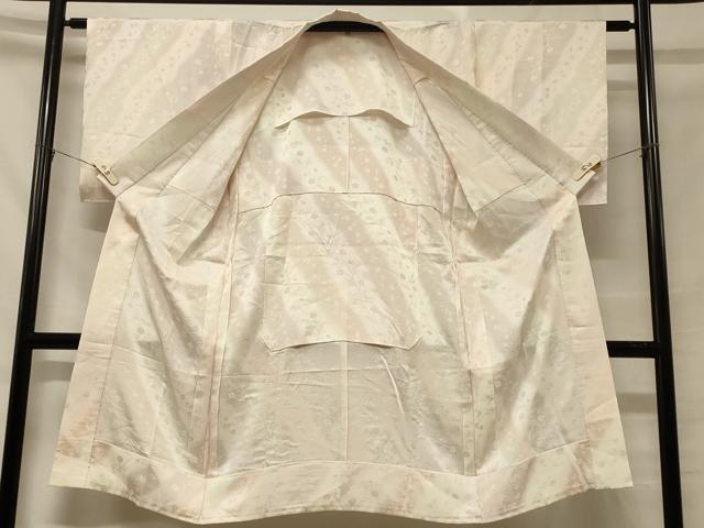 平和屋着物■長襦袢　無双仕立て　枝花地紋　暈し染め　正絹　逸品　CABB1356in