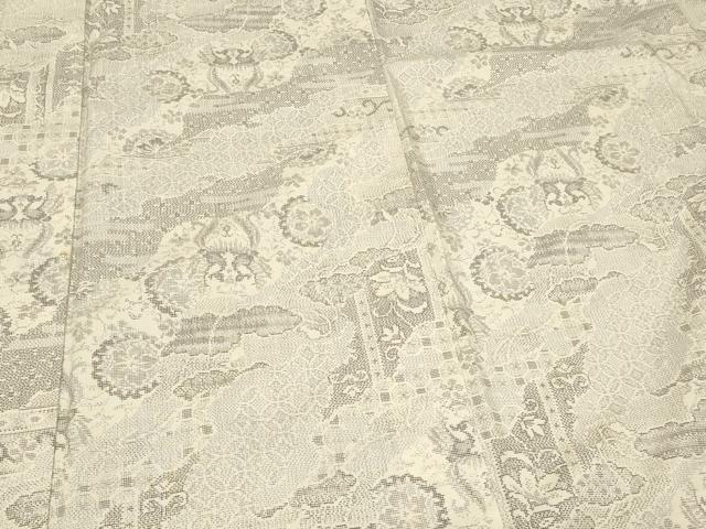 平和屋着物■上質な紬 道長鳳凰花文 正絹 逸品 CABB1415in