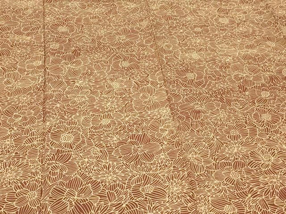 平和屋着物■上質な小紋　花づくし　正絹　逸品　CABB1420in