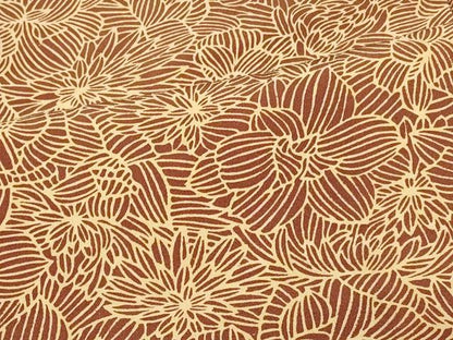 平和屋着物■上質な小紋　花づくし　正絹　逸品　CABB1420in