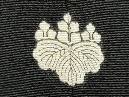平和屋着物■豪華黒留袖　作家物　駒刺繍　エ霞風景枝花文　金彩　正絹　逸品　CABB1610ou