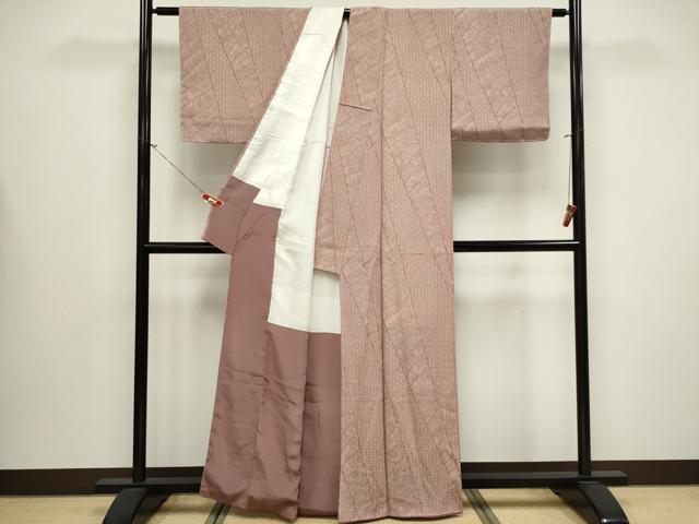 平和屋着物■上質な小紋　吉祥文　正絹　逸品　CABB1700ou