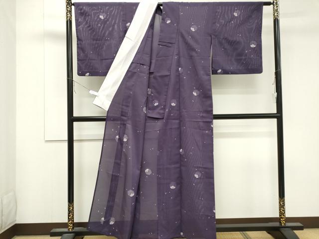 平和屋着物＊夏物　小紋　絽　舞花文　洗える着物　CABB1710ou 平和屋着物＊夏物 小紋 絽 舞花文 洗える着物 CAAV2877ut - メルカリ