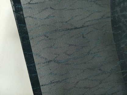 平和屋着物＊夏物 小紋 紗 幾何学文 正絹 逸品 CABB1715ou