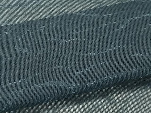 平和屋着物＊夏物 小紋 紗 幾何学文 正絹 逸品 CABB1715ou