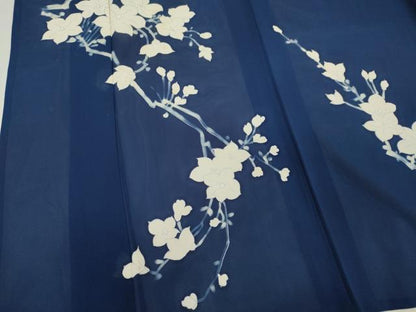 平和屋着物＊夏物 訪問着 絽 枝花文 正絹 逸品 CABB1717ou