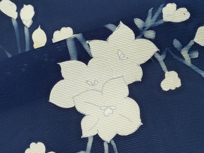 平和屋着物＊夏物 訪問着 絽 枝花文 正絹 逸品 CABB1717ou