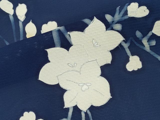 平和屋着物＊夏物 訪問着 絽 枝花文 正絹 逸品 CABB1717ou