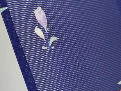 平和屋着物＊夏物 小紋 絽 草花文 正絹 逸品 未使用 CABB1718ou